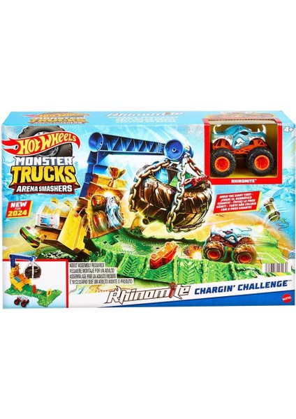 HTP18 Hot Wheels Monster Trucks Arenada Rhinomite Mücadelesi