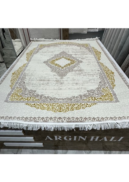 Altın Varaklı Salon Halısı Argın Halı