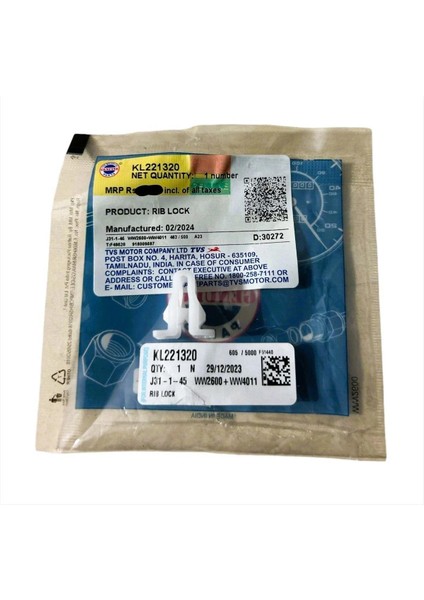 Jupiter 125 Siperlik Cam Klipsi KL221320