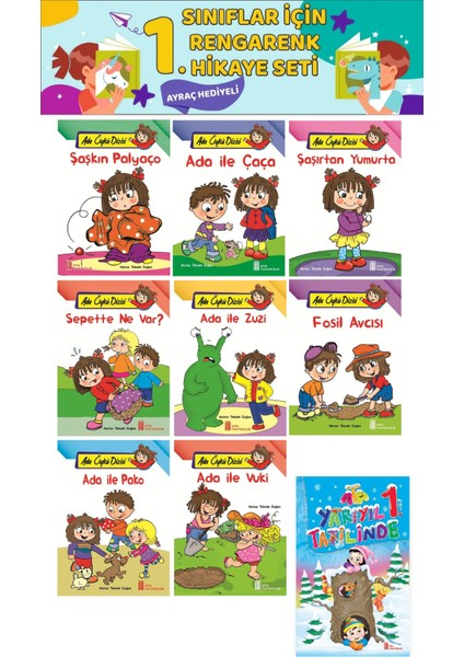 1.sınıf Yarıyılda Okumayı Sevdiren 8 Li Hikaye Kitabı
