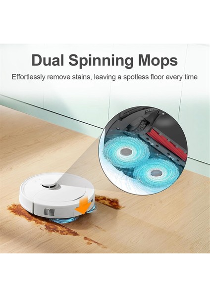 Robot Süpürge Ana Yan Fırça Hepa Filtre Paspas Bezi Toz Torbaları Yedek Parçaları (Yurt Dışından)