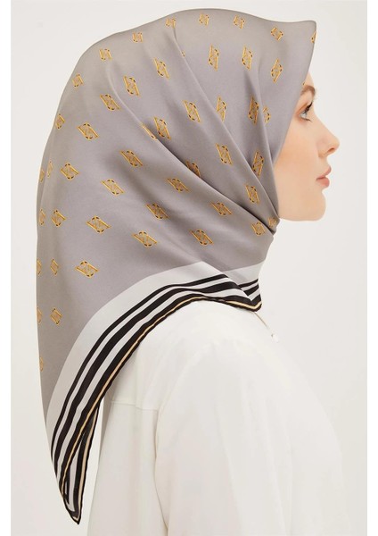 Nostalji Serisi Twill Ipek Eşarp 8959-03NT