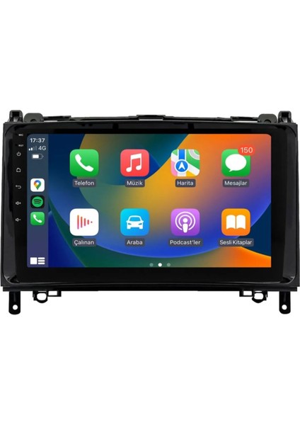 Vw Crafter-Mercedes Sprinter Vito Viano Uyumlu Carplayli Android Multimedia 4gbram 64GB Hafıza
