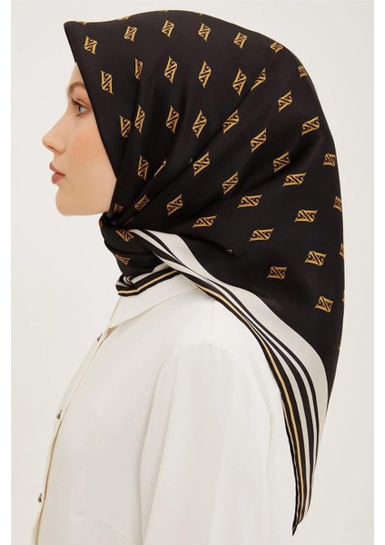 Nostalji Serisi Twill Ipek Eşarp 8959-01NT