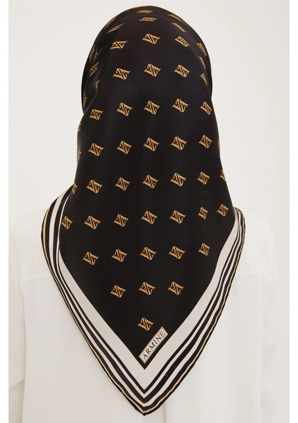 Nostalji Serisi Twill Ipek Eşarp 8959-01NT