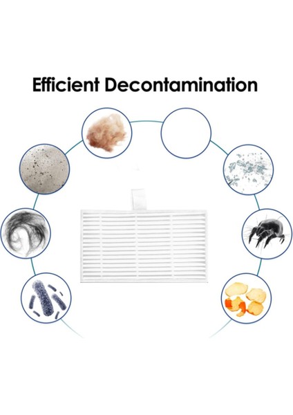 7490 Immortal / 8290 Serisi Elektrikli Süpürge Yedek Parçaları Yıkanabilir Hepa Filtre Aksesuarları 10 Adet (Yurt Dışından)