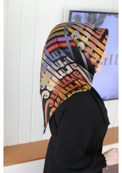 Nostalji Serisi Twill Ipek Eşarp 8617-09NT