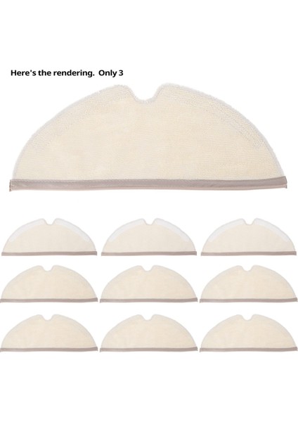 S5MAX/S6PURE/E5 Mop Aksesuarları Yedek Pedi Için Uygundur (Yurt Dışından) fiyatları