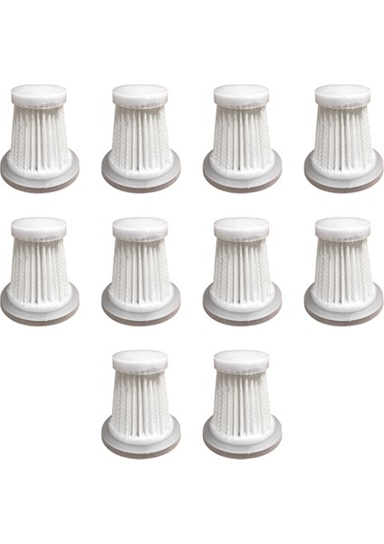 Araba Elektrikli Süpürge Filtreleri 10 Adet Tekrar Kullanılabilir Yıkanabilir El Aleti Filtre Değişimi (Yurt Dışından)