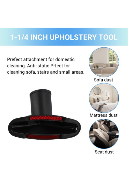 Evrensel Elektrikli Süpürge Aksesuarları Temizleme Seti Fırça Ucu Dar Alan Temizleme Aparatı 32MM ve 35MM Standart Hortum Için 6 Adet (Yurt Dışından) indirimleri