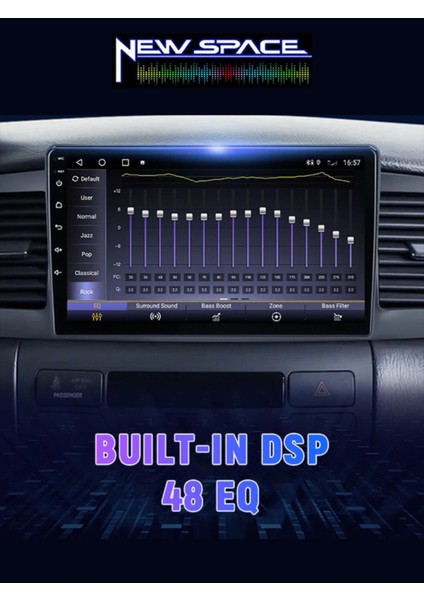 Toyata Sol Android 2gb Ram 32GB Rom Carplay Navigasyon Multimedya modelleri