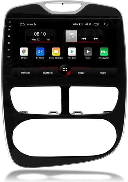 Renault Clio 4 Multimedya 10 Inc IPS Ekran 4GB-64GB Android 12 Sürüm Park Kamerası Hediyeli modelleri