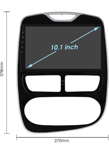 Renault Clio 4 Multimedya 10 Inc IPS Ekran 4GB-64GB Android 12 Sürüm Park Kamerası Hediyeli fırsatları