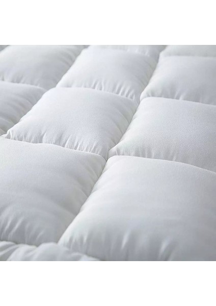 Topper 4.1 - Super Soft Yatak Pedi - Pamuk Kılıflı - Süper Yumuşak Nano Elyaf Dolgu