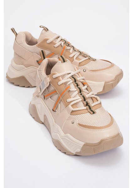 Leona Bej Kadın Spor Sneakers
