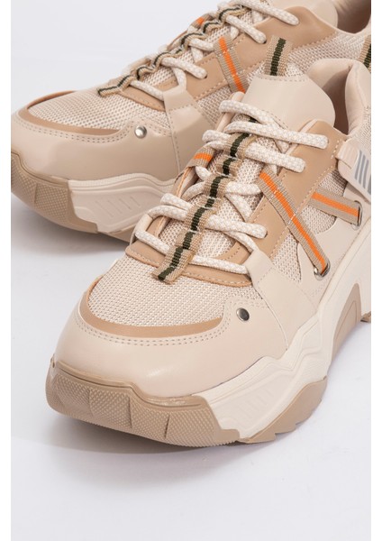 Leona Bej Kadın Spor Sneakers