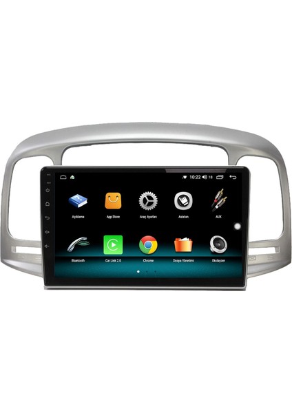 Hyundai Accent Era Android 10 Carplay Özellikli Navigasyon Multimedya Ekran 2gb Ram + 32GB HDD indirimleri