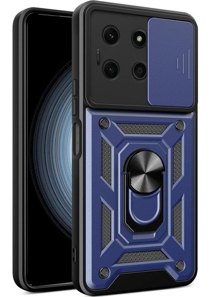 Infinix Note 30 Ile Uyumlu Kılıf Kamera Korumalı Sürgülü Yüzüklü Standlı Tank fiyatları