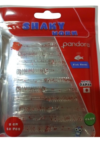 Worm 5 cm Silikon Yem - 10PCS -Lrf