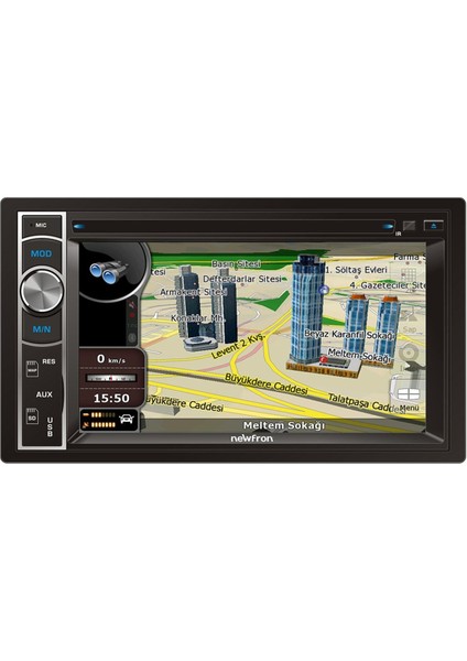 6,2 Inc DVD Usb/sd/gps /bt Double Oto Teyp