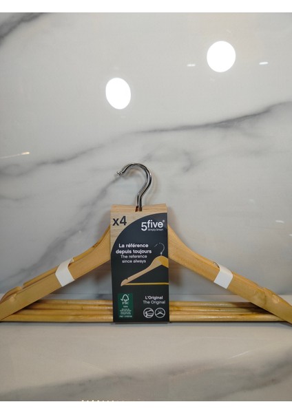 Boho 4'lü Askı Seti Naturel