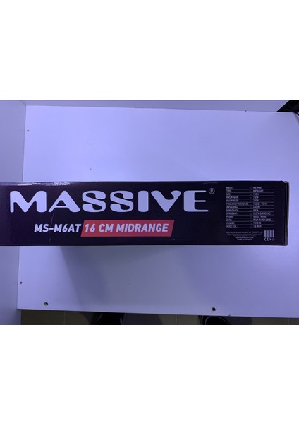 MS-M6AT 300 Wat 100 Rms Yeni Seri Kaliteli ve Yüksek Ses