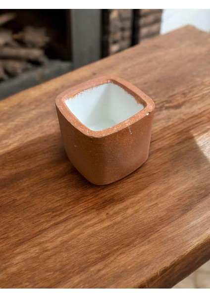 3 Lü Mini Dekoratif Kare Sukulent Saksıları fırsatları