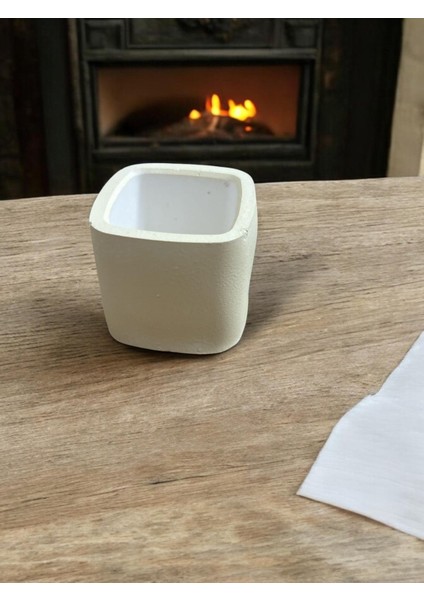 3 Lü Mini Dekoratif Kare Sukulent Saksıları indirimleri