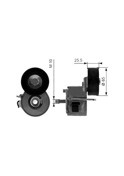 51821652 16114 Alternatör Gergi Rulmanı Kütüklü Doblo-Palio-Albea -Fiorino-Nemo-Bipper-Punto- Ford Ka 1.3 Multijet 1611424180