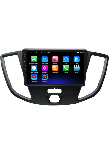 Araç Multimedya Cihazı - 2 32 / IPS 9 Inch Ekran - Navigasyon - Carplay - Ford Transit 15 18 - Vsr