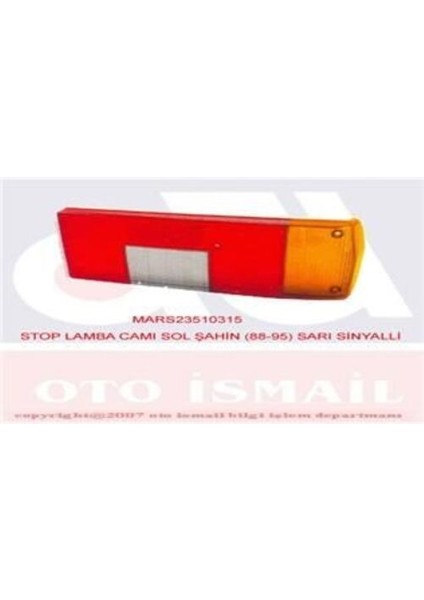 510315 Stop Lambası Camı Sol Şahin 87