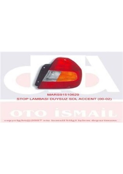 510629 Stop Lambası Sol Accent Milenyum 00 02 Duysuz 92401-25000