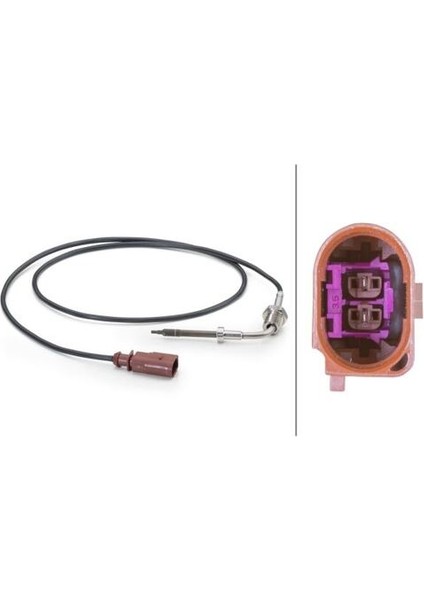 6PT014494271 Egzoz Sıcaklık Sensörü Dizel Partikül Filtre Ön Touareg 07-10 Q7 07-15 Casa Casc Casb Bun 059906088S