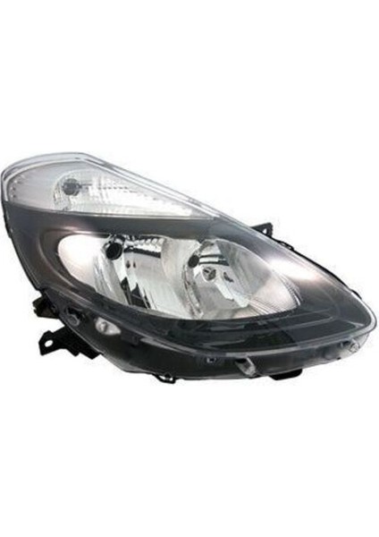 Renault-Mais-Orjinal 260103856R Far Sağ (H7 H7) Siyah Elektrikli Clio Iıı 09- 260103856R