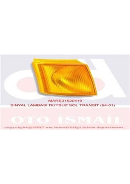 520419 Sinyal Lambası Ön Sol Transit T12 T15 92-01 Duysuz Sarı 6166917