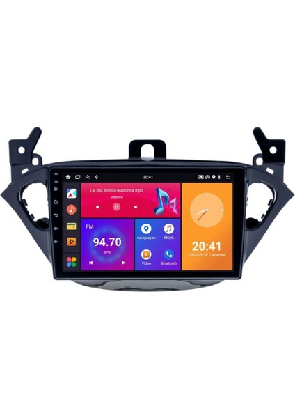 Opel Corsa E Android Multimedya Sistemi (2015-2019) CRV4403XP