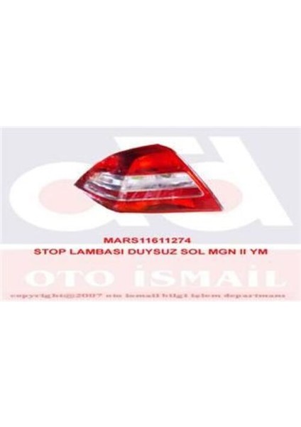 611274 Stop Lambası Sol Megane Iı Sedan 2006 Duysuz 8200417345