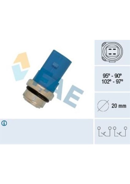 38391 Fan Müşürü 4 Kutuplu Passat A4 A6 97-05 A2 00-05 A8 94-03 Superb 02-07 8D0959481B