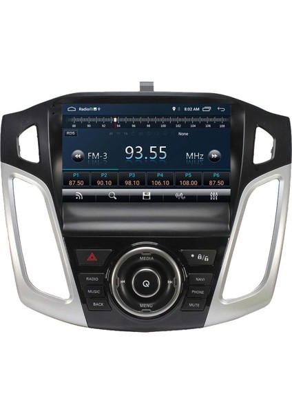 Araç Multimedya Cihazı - 2+32 / QLED 10 Inch Ekran - Navigasyon - Carplay - Ford Focus 3 4 - Vsr modelleri