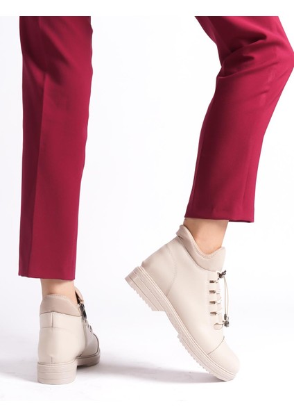 Kadın Emil Shoes Rahat ve Sıcak Tutan Kaymaz Ortopedik Taban Fermuarlı Bot modelleri
