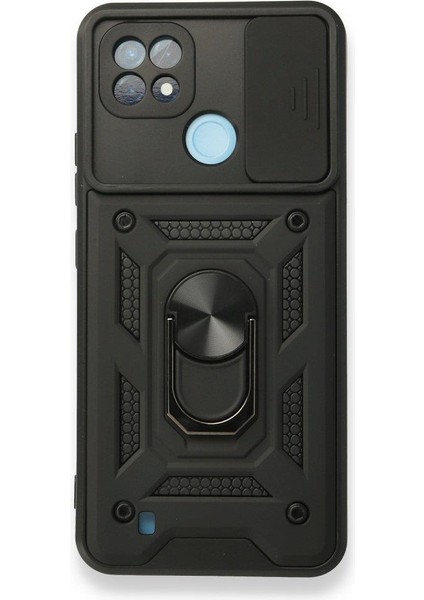 Realme C21 Ile Uyumlu Kılıf Kamera Korumalı Sürgülü Yüzüklü Standlı Tank modelleri