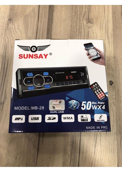 Yüksek Performanslı Sunsay Mb-28 Oto Teyp: Müzik Deneyiminizi Yeniden Tanımlayın! fiyatları