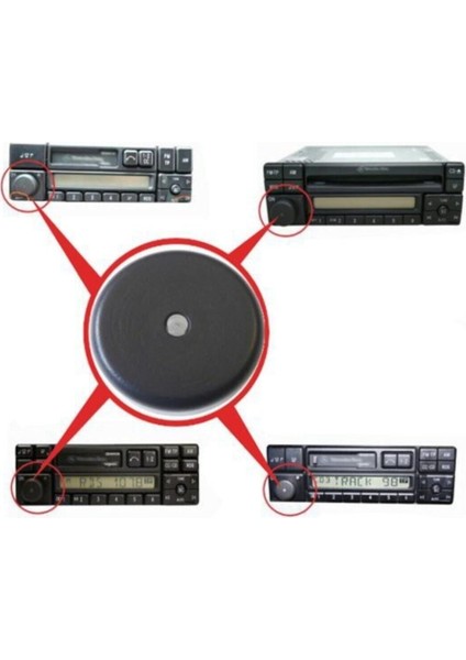 Mercedes 124 Kasa Radio Düğmesi Teyp Düğmesi