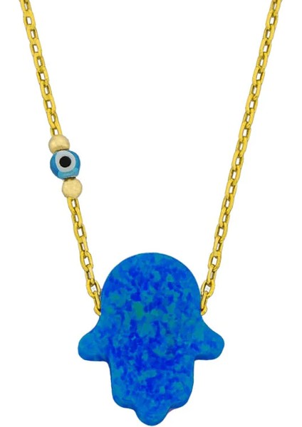 Opal Fatıma Kolye 718916 Gold
