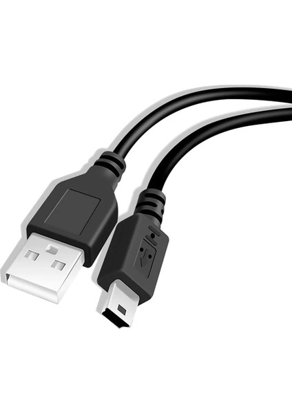 5 Pin Mini USB Kablo Mp3 Fotoğraf Makinesi Kamera HDD Harddisk Navigasyon Kablosu