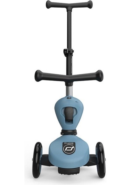 Scoot And Ride Push And Go Ebeveyn Kontrollü Çocuk Scooter Steel 240527-00071