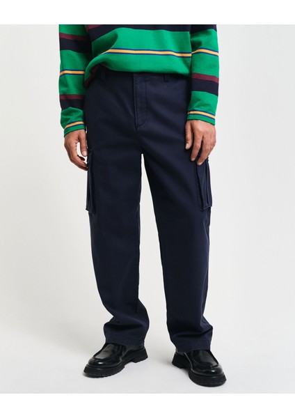 Erkek Lacivert Relaxed Fit Pantolon 1505308.410