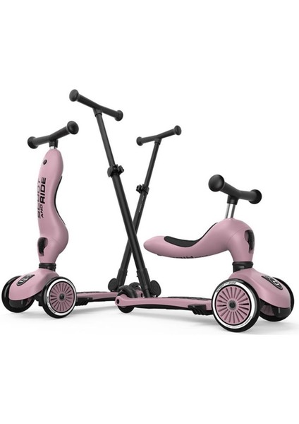 Scoot And Ride Push And Go Ebeveyn Kontrollü Çocuk Scooter Wildberry 240527-00069