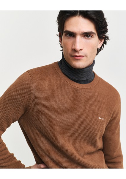 Erkek Regular Fit Bisiklet Yaka Kazak 8040521.292 fırsatları