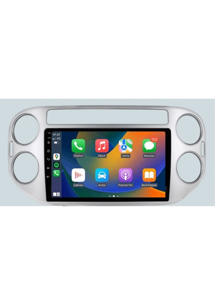 Volkswagen Tiguan 2006-2016 Android Multimedya Carplay 9 Inc Hd IPS Ekran 2GB/32GB Kamera Hediyeli